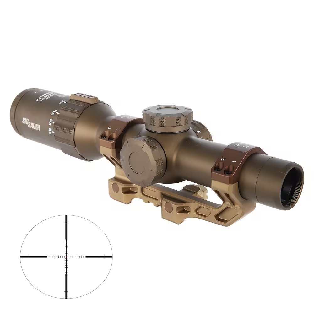 SIG Sauer TANGO6T S-VPS 1-6x24mm 30mm SFP FL-6 HellFire FDE Kit, additional view 1