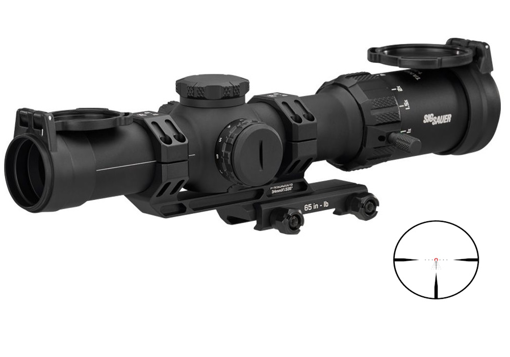 Sig Sauer Tango-MSR 1-10x28mm 34mm SFP Black LPVO Rifle Scope - Image 5