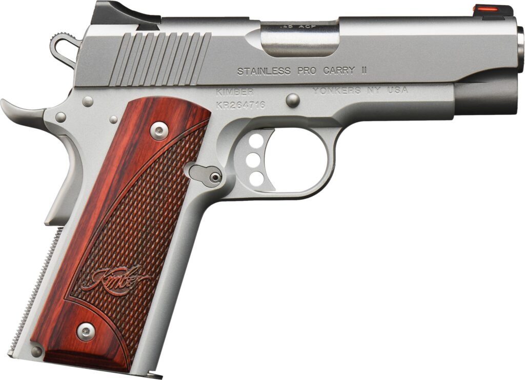 Kimber Stainless Pro Carry II 9mm 4-Inch Pistol Satin Silver - Kimber Stainless Pro Carry