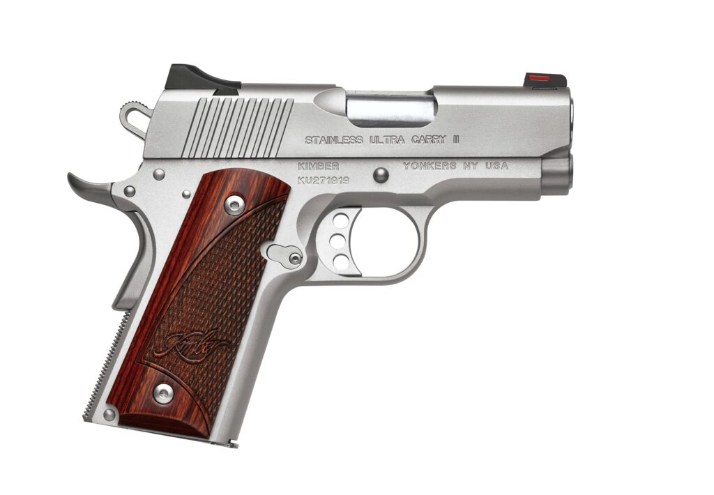 Kimber Stainless Ultra Carry II .45 ACP 3-Inch Pistol Satin Silver 3200330 - Kimber Stainless Ultra Carry