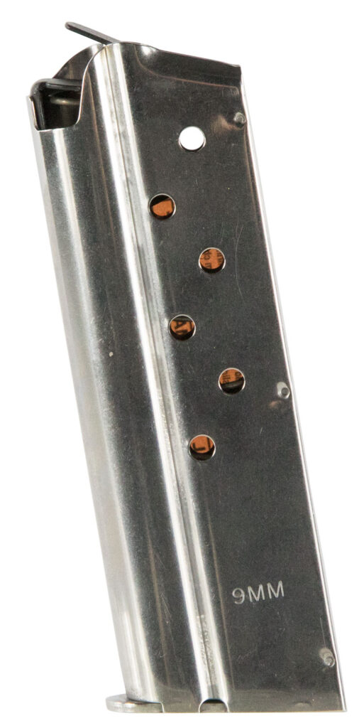 Ruger 90652 SR1911 Officer 7-Round 9mm Magazine, Stainless Steel