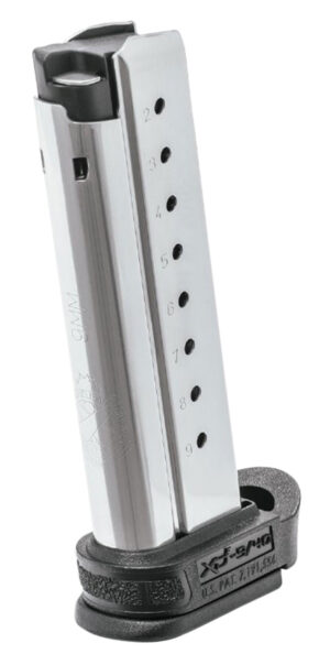 Springfield Armory XD-E 9mm 9-Round Magazine With Extended Sleeve Stainless Steel product image
