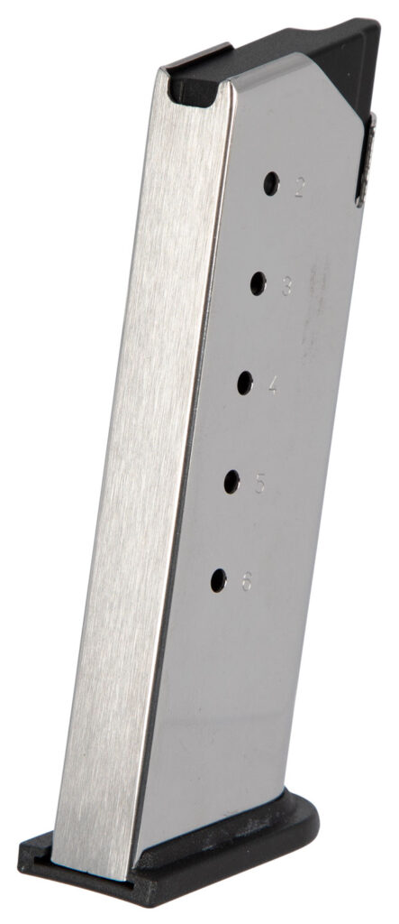 Springfield Armory XD-E .45 ACP 6-Round Magazine Flush Fit Stainless Steel product image