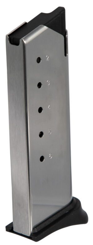 Springfield Armory XD-E .45 ACP 6-Round Magazine Extended Floorplate Stainless Steel