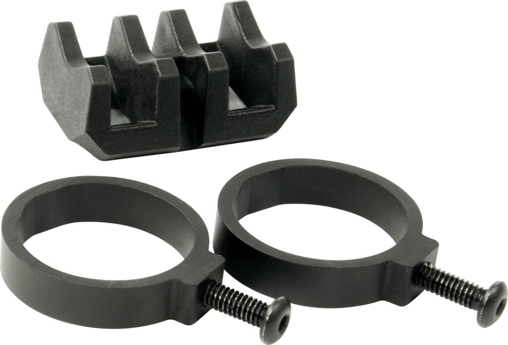 Magpul Light Mount V-Block And Rings, Black
