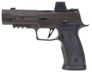SIG Sauer P320 AXG Legion 9mm Pistol with ROMEO-X, 3.9" Barrel, LEGION Gray, 21-Round