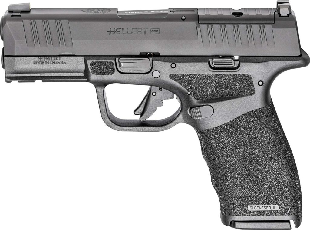 Springfield Armory Hellcat Pro OSP 9mm 3.7-Inch Pistol 10+1 Gear Up Package Viridian RFX CA Compliant Black product image