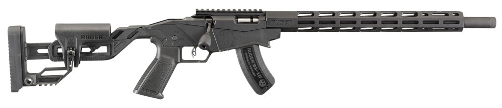 Ruger Precision Rimfire .17 HMR 18-Inch, Adjustable Quick-Fit Precision Stock, Hard-Coat Anodized Finish, 15-Round, Model 8402