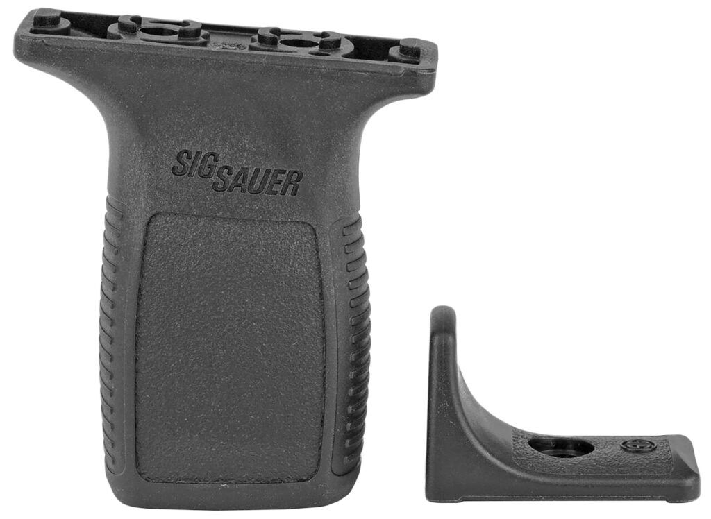 SIG Sauer TREAD Vertical Grip with Barricade Stop, Black, Polymer