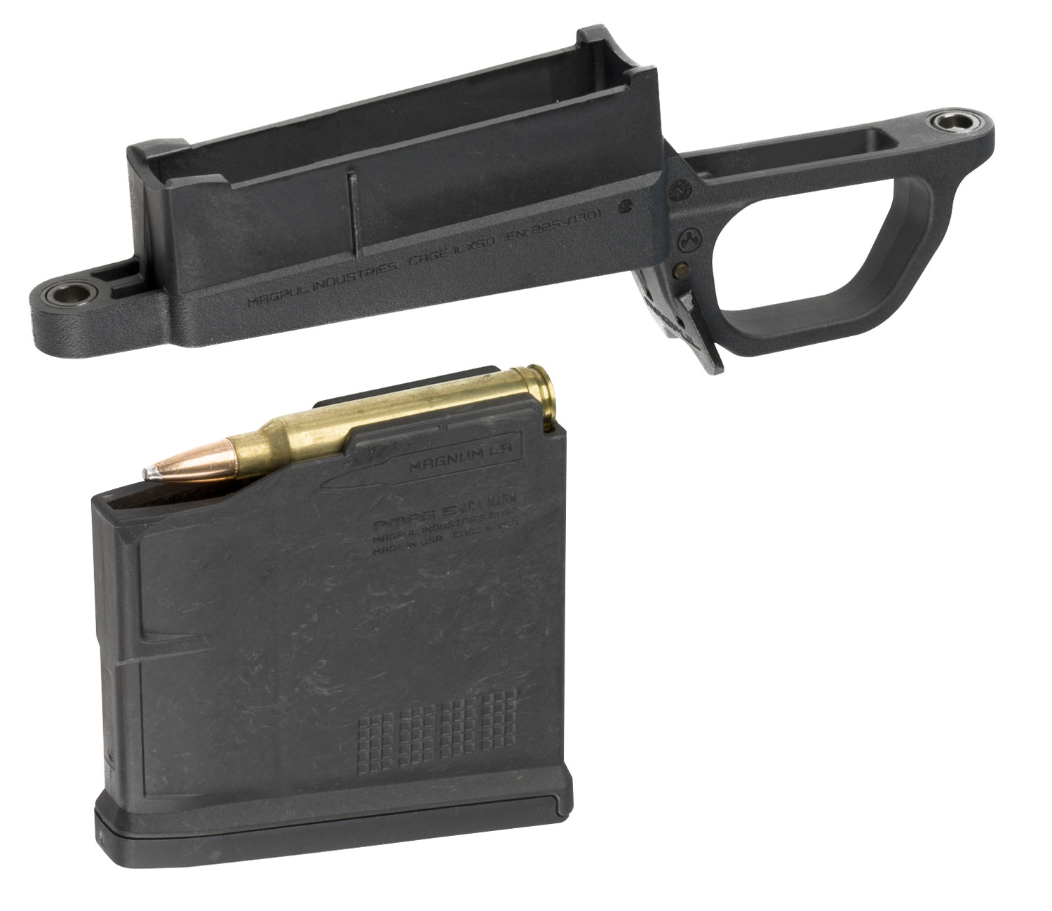 Magpul Bolt Action Magazine Well, Remington 700 Long Action, Black