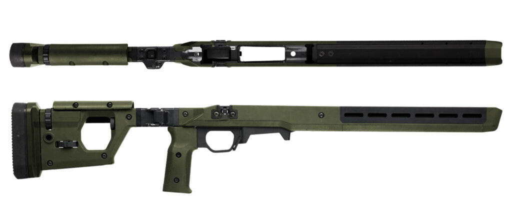 Magpul Pro 700 Chassis, Remington 700 Short Action, Olive Drab Green