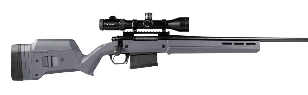 Magpul Hunter American Stock, Ruger American Short Action, Stealth Gray
