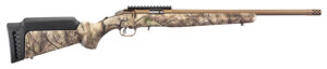 Ruger American Go Wild .22 LR Bolt-Action Rifle, 18" Threaded Barrel, Bronze Cerakote Finish, Go Wild Camo Stock, Right-Hand, 10+1