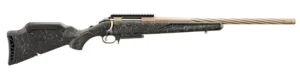 Ruger American Gen II Prairie 6.5 Creedmoor Bolt-Action Rifle, 20" Barrel, Bronze Cerakote Finish, Black Splatter Synthetic Stock, 3-Round