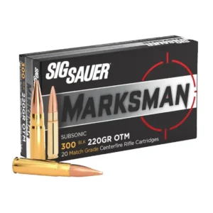 SIG Sauer Elite Match .300 Blackout 220gr OTM Ammo, 20 Rounds