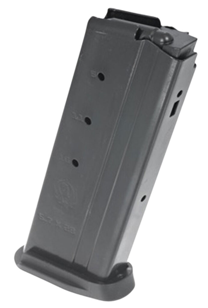 Ruger 90700 Ruger-5.7 20-Round 5.7x28mm Magazine, Black Oxide Steel