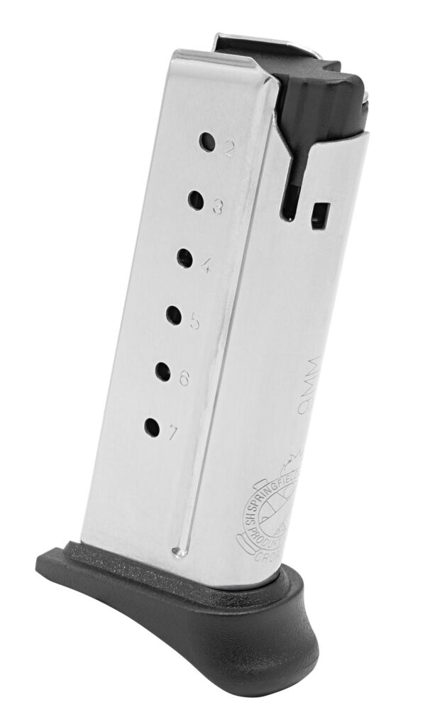 Springfield Armory XD-S Mod.2 9mm 7-Round Magazine With Hook Floor Plate Stainless Steel product image