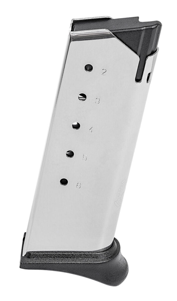 Springfield Armory XD-S Mod.2 .40 S&W 6-Round Magazine With Hook Floor Plate Stainless Steel product image