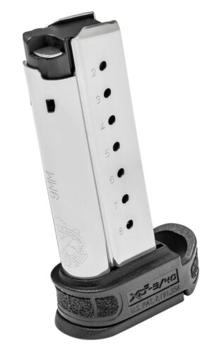 Springfield Armory XD-S Mod.2 9mm 9-Round Magazine Stainless Steel With Black Sleeve for XD-S Mod.2