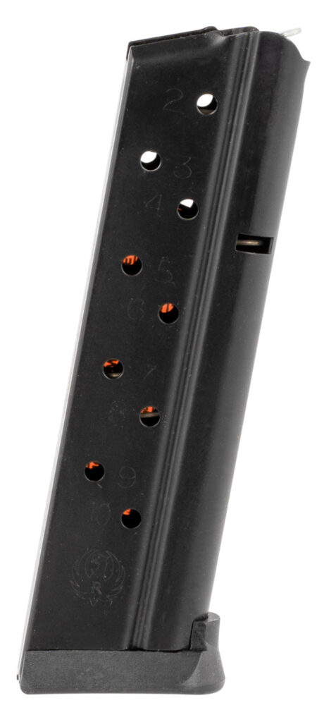 Ruger 90687 SR1911 Competition 10-Round 9mm Magazine, Black Nitride Steel