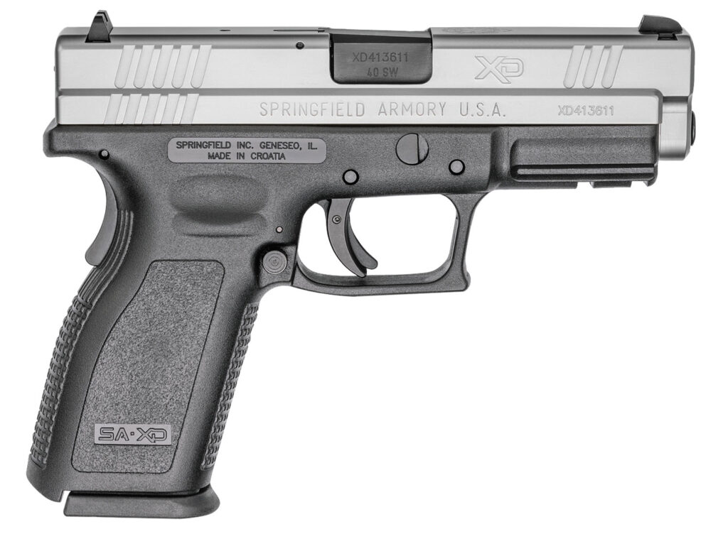 Springfield Armory XD 4-Inch Service .40 S&W Stainless Low Capacity Pistol - .40 S&W