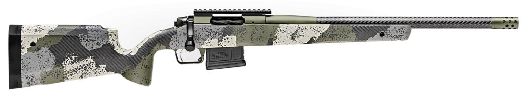 Springfield Armory Model 2020 Waypoint 6mm Creedmoor 20-Inch Carbon Fiber Rifle Evergreen Camo