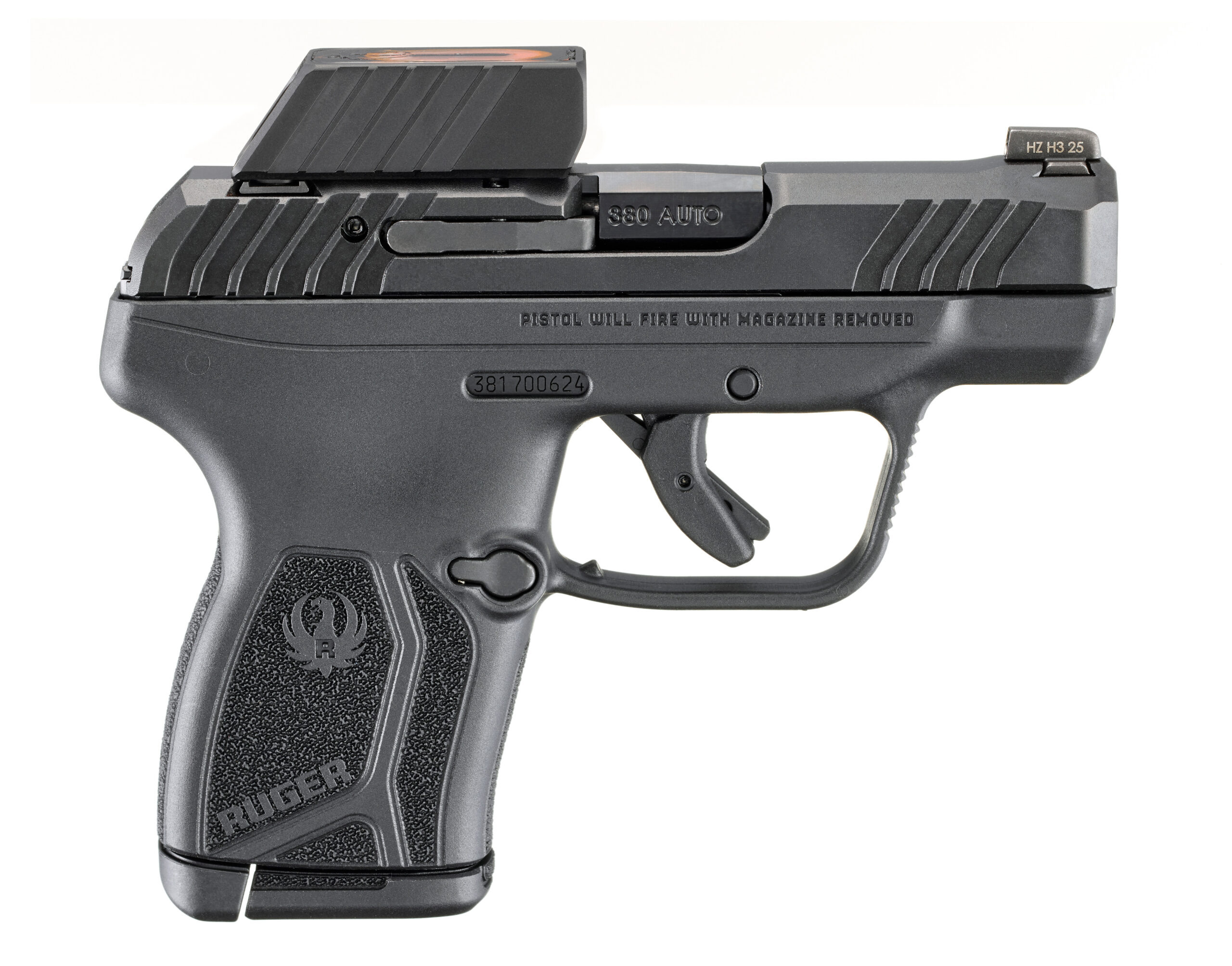 Ruger LCP MAX .380 Auto ReadyDot Pistol, Black, 10+1 - Image 2