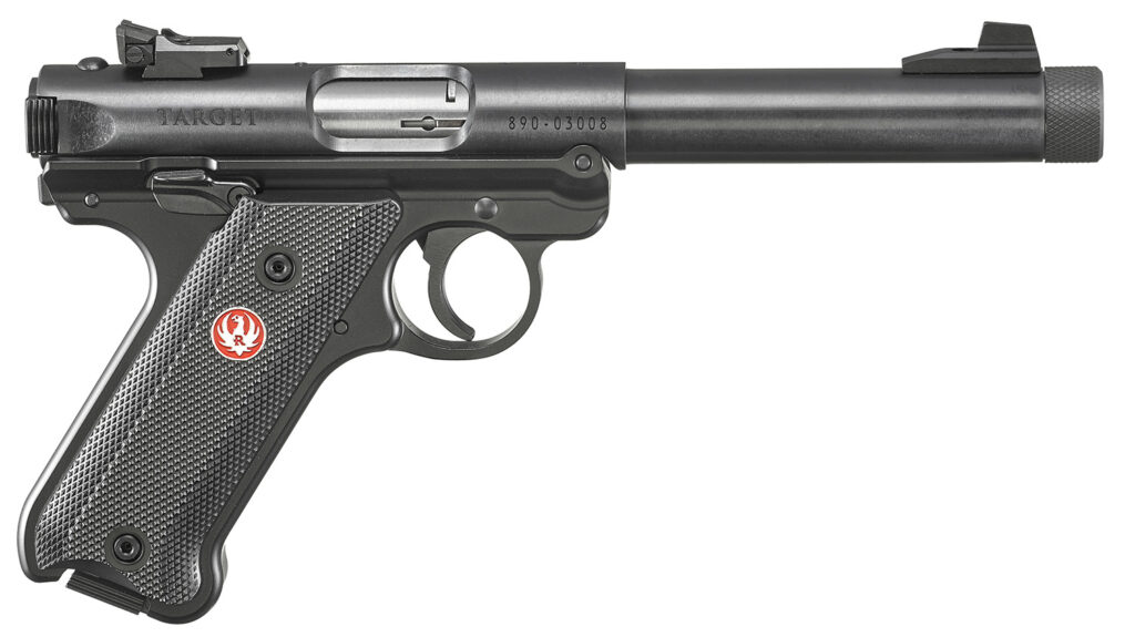 Ruger Mark IV Target .22 LR Pistol, Blued, 5.5" Threaded Barrel, 10+1 product image
