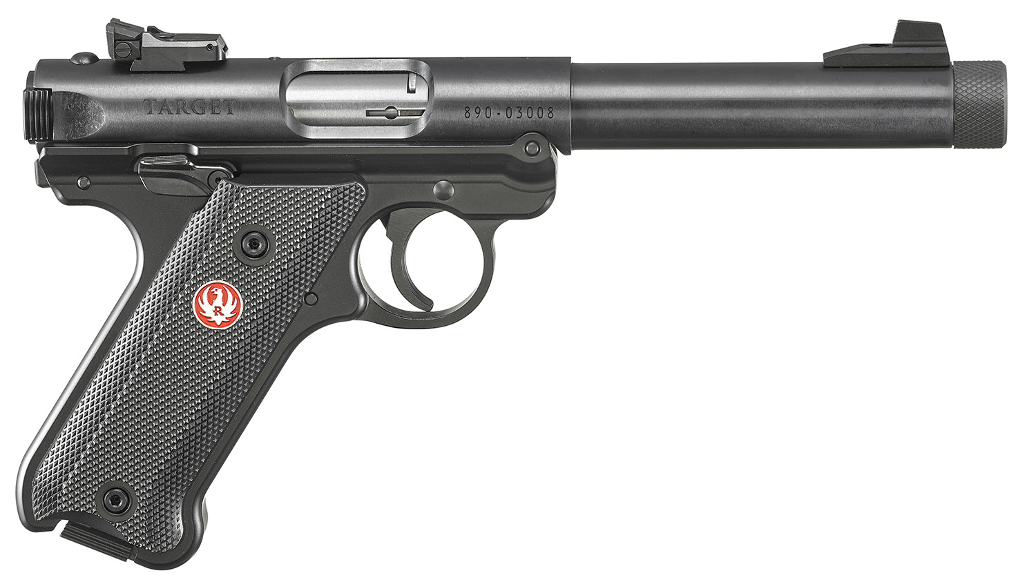 Ruger Mark IV Target .22 LR Pistol, Blued, 5.5" Threaded Barrel, 10+1 product image