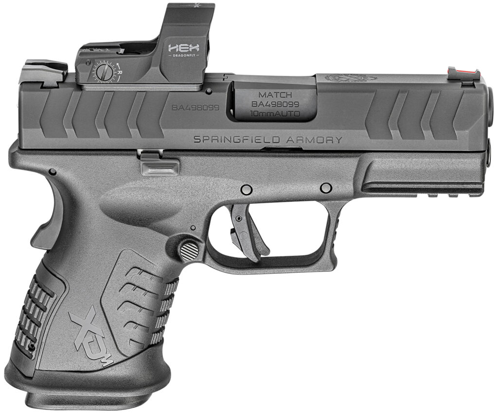 Springfield Armory XD-M Elite Compact OSP 10mm 3.8-Inch Pistol 11+1 HEX Dragonfly Gear Up Package Black product image