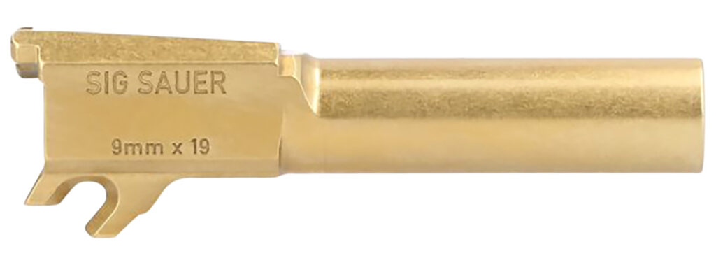 SIG Sauer P365/P365X/P365 XMacro Barrel, 9mm Luger, 3.1", Gold Titanium Nitride