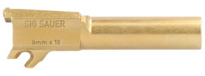 SIG Sauer P365/P365X/P365 XMacro Barrel, 9mm Luger, 3.1", Gold Titanium Nitride