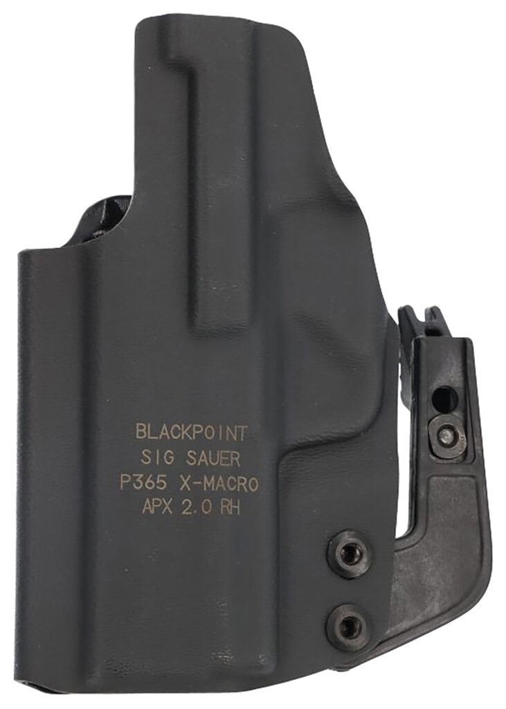 SIG Sauer P365 XMacro Right-Hand IWB Holster, Black