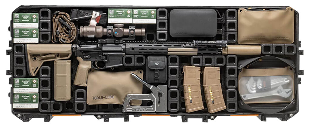 Magpul DAKA Grid Organizer For Pelican V730 Vault, Orange