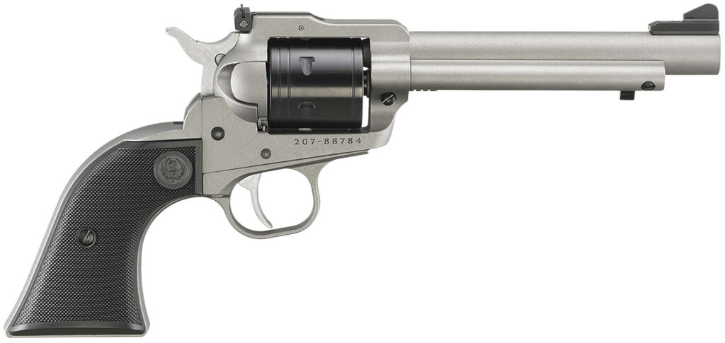 Ruger Super Wrangler .22 LR / .22 WMR Revolver, 5.5" Barrel, Silver Cerakote product image