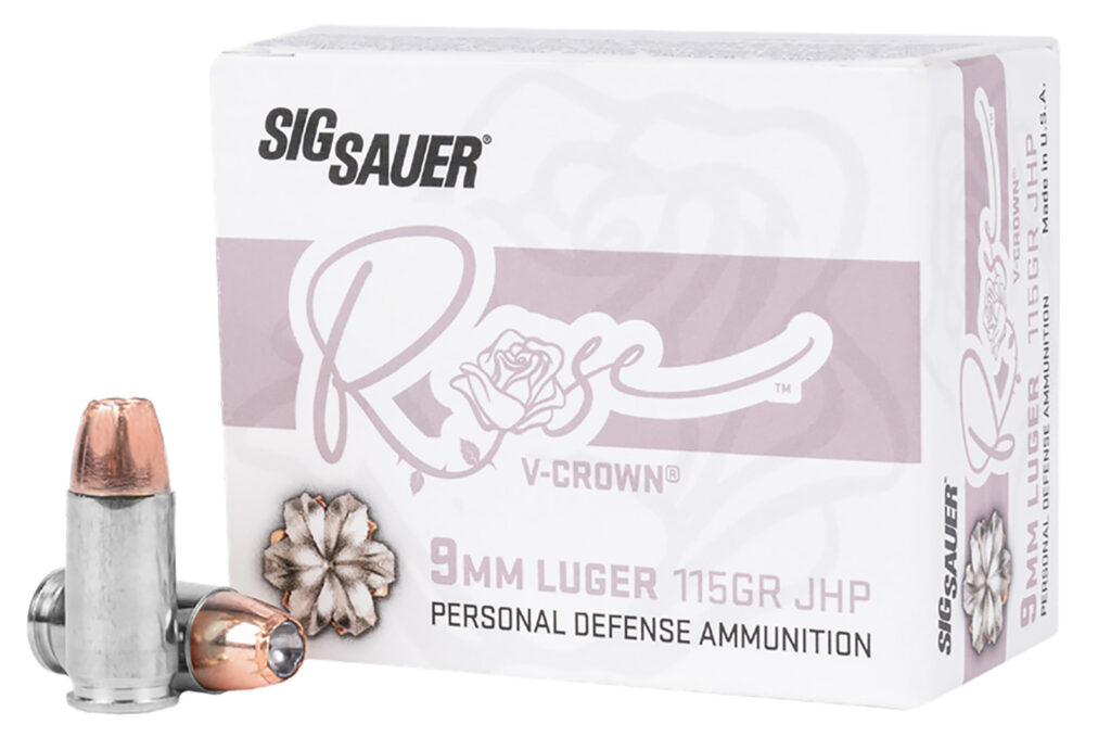 SIG Sauer V-Crown 9mm Luger 115gr JHP Ammo, 20 Rounds