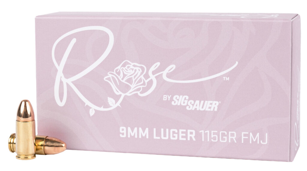 SIG Sauer ROSE 9mm Luger 115gr FMJ Ammo, 50 Rounds