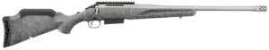 Ruger American Gen II 450 Bushmaster Bolt-Action Rifle, 20" Threaded Barrel, Gun Metal Gray Cerakote Finish, Gray Splatter Synthetic Stock, 3+1