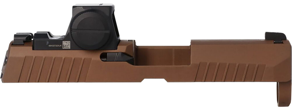 SIG Sauer P320 9mm 3.6" Slide Assembly with ROMEO-X PRO, Coyote Brown