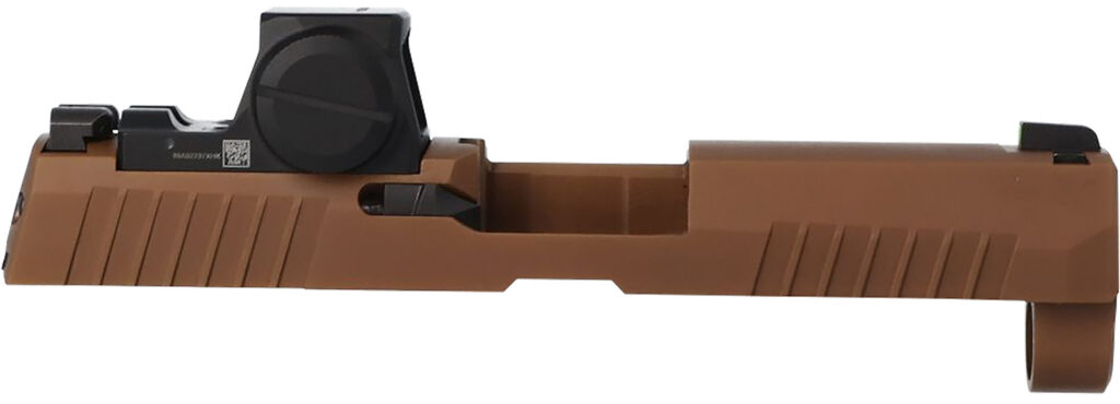 SIG Sauer P320 9mm 3.9" Slide Assembly with ROMEO-X PRO, Coyote Brown