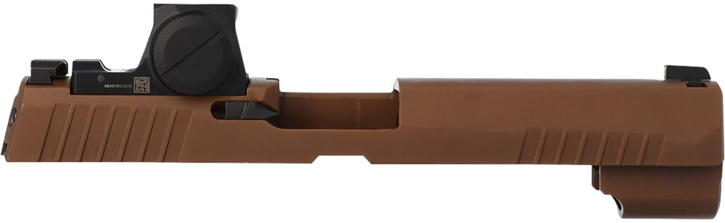 SIG Sauer P320 Slide Assembly, 9mm Luger, Optic Ready, XRAY3 Sights, Coyote Brown
