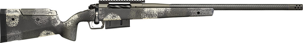 Springfield Armory Model 2020 Waypoint .300 PRC 24-Inch Carbon Fiber Rifle Adjustable Stock Evergreen Camo