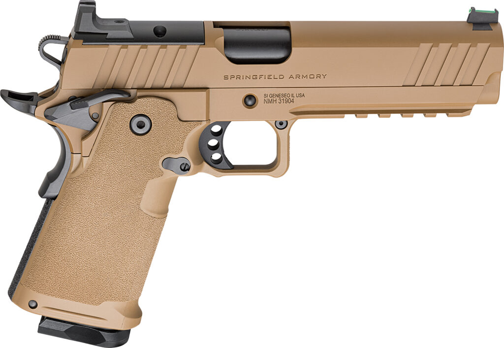 Springfield Armory 1911 DS Prodigy AOS 9mm 5-Inch 10+1 Low Capacity Coyote Brown product image