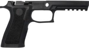 SIG Sauer P320 Grip Module, Black, Polymer, Manual Safety Cut