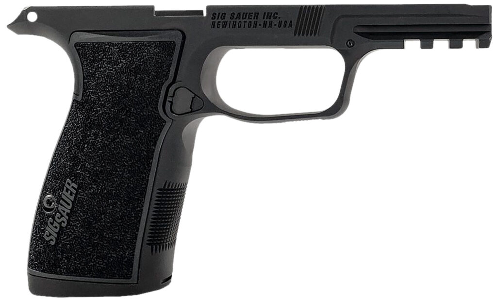 SIG P365 AXG grip module, black aluminum, 1913 rail