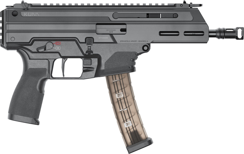 Springfield Armory Kuna .40 S&W 6.125-Inch Low Capacity Pistol 10+1 Black