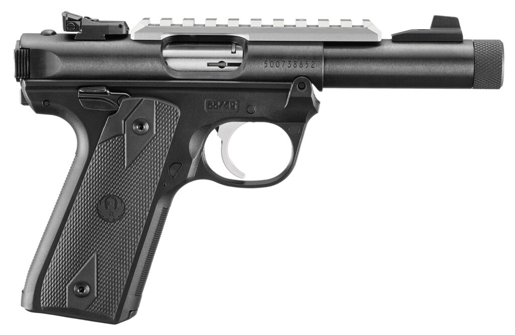 Ruger Mark IV 22/45 .22 LR Pistol, Blued, 4.4" Threaded Barrel, 10+1 product image