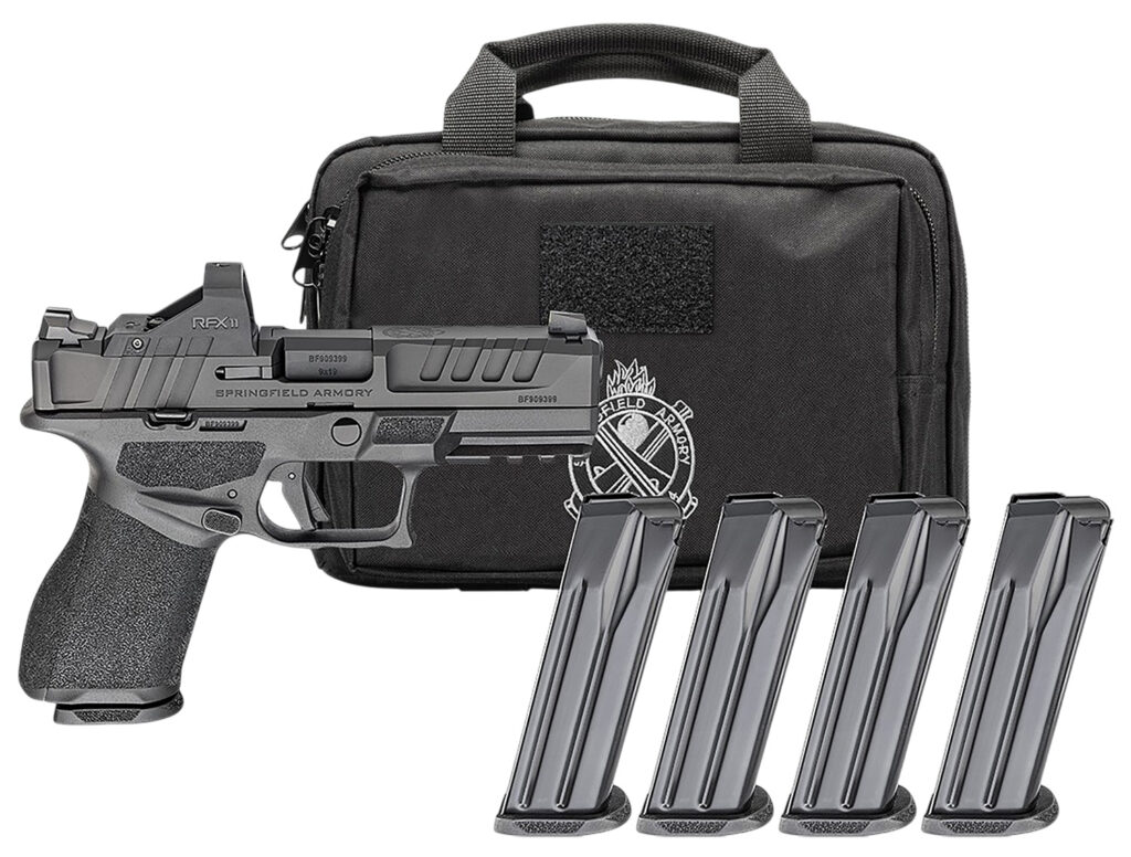 Springfield Armory Echelon 4.0C Gear Pac 9mm pistol with 4-inch barrel and 15-round magazines