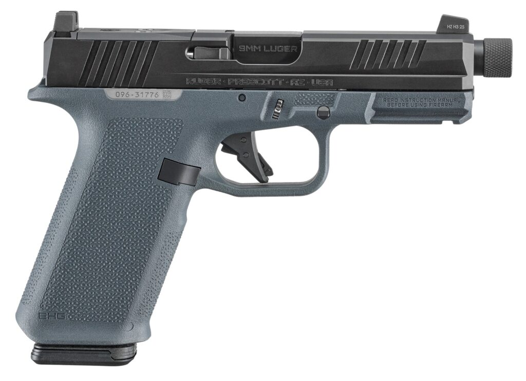 Ruger RXM 9mm Luger 4.5" Threaded Barrel 17+1 Round, Stealth Gray product image