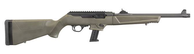 Ruger PC Carbine 9mm Luger 16-Inch, OD Green Stock, 17-Round, Model 19106